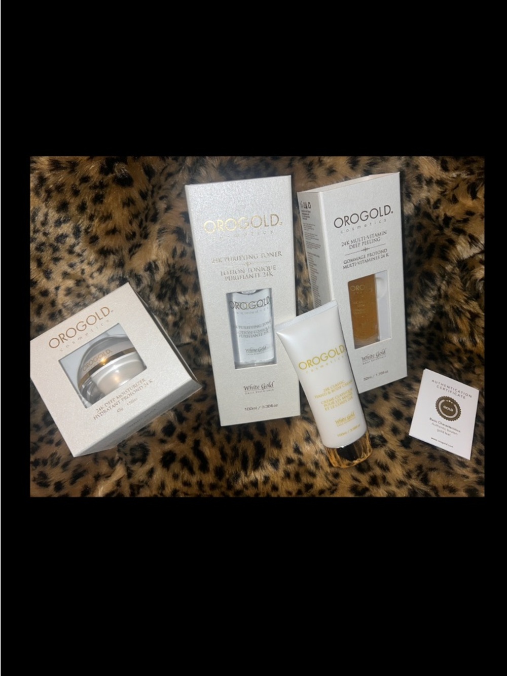 OROGOLD 24k FULL skincare set !